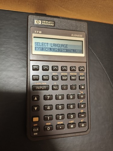 17b vintage business - hp-17b,