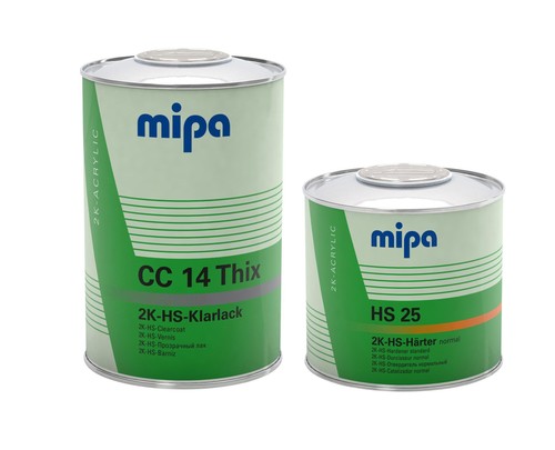 Set mipa klarlack - 2k, cc