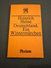 Heinrich Heine - Deutschland ein Wintermärchen - Reclam Verlag