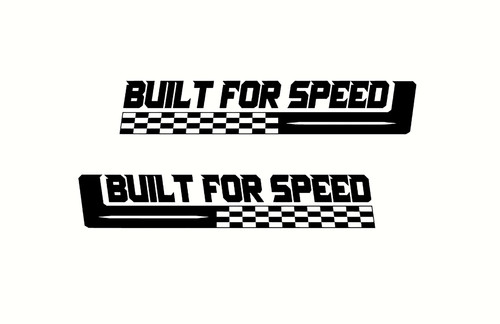 Built for speed sticke - 2x,