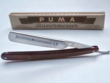 PUMA Solingen Rasiermesser RARE pre WW2 Straight Razor 4/8 Shaver Navalha!