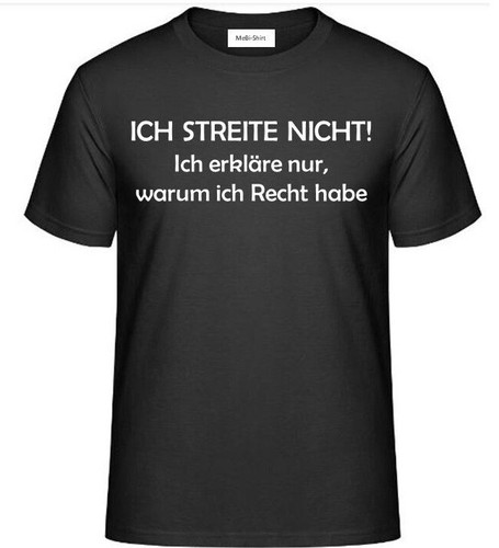 Shirt mit aufdruck - mit, ich