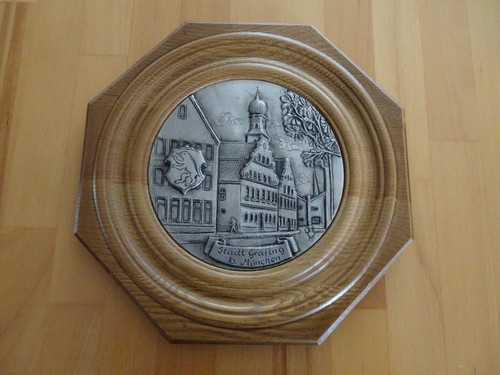 Zinnrelief stadt grafing - stadt, bei