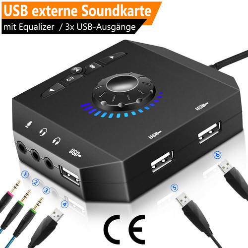 Usb stereo soundkarte extern - stereo,