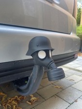 Gasmaske Anhängerkupplung |