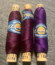 3 Rollen   MEZ Nähseide lila