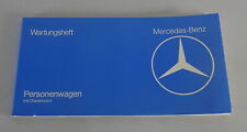 Scheckheft Mercedes Benz W123