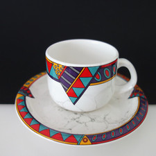 1x Kaffeetasse & Untertasse - Wächtersbach Indian Summer Life Style TOP mehr da!