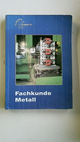 109341 fachkunde metall - 109341,