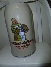 3 L Bierkrug Kulmbach Bayern Mönchshofbräu Brauerei Sammlerkrug Kellerfund