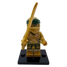LEGO Ninjago Minifigur Goldener Ninja Lloyd mit goldenem Katana gebraucht