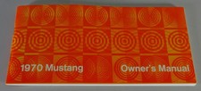 Owner's Manual / Handbook Ford Mustang / Coupé & Cabriolet from 02/1970