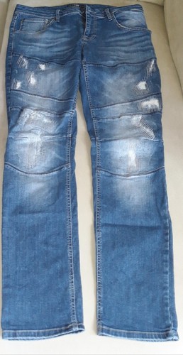 Schicke blaue denim skinny - blaue,