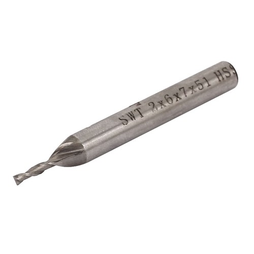 2mm 6mm cnc flöten - 2mm,