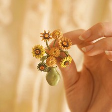 Retro sonnenblume blume - sonnenblume,