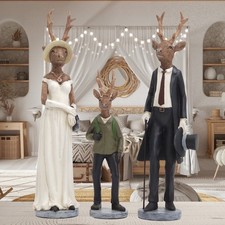 Das Wunderland Hirschfamilie