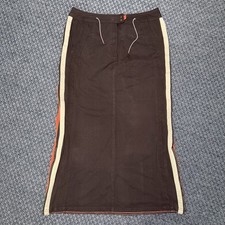 CECIL Damen Rock Gr. 40 / 42 Braun Lang Sporty Utility Rock Cargo Style Maxi