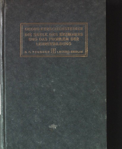 Die seele des - die, erziehers