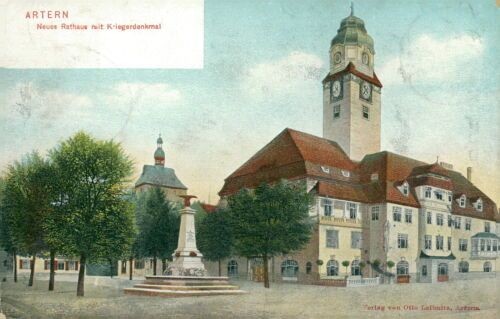 Ansichtskarte artern neues - artern,