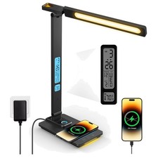 Schwarze LED-Schreibtischlampe