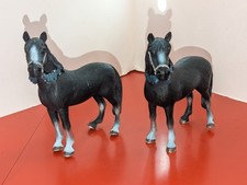 Lot Of 2 Elfen Black Horses by