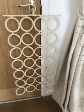 NEU Mehrzweck Aufhänger Creme Schal Gürtel Krawatte Kleidung Schmuck Organizer Halter 28