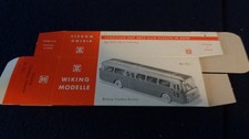 Wiking Nr. 72 s Leerkarton  Büssing Trambus Senator