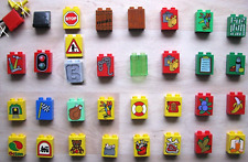 Lego Duplo zur Auswahl, Sondersteine Motivsteine Bildsteine bedruckte Steine 1x2