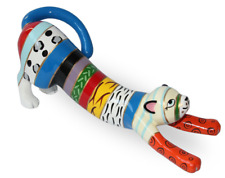 Stretching CAT Yoga Katze groß f. d. Außenbereich geeignet Figur Skulptur 20097B