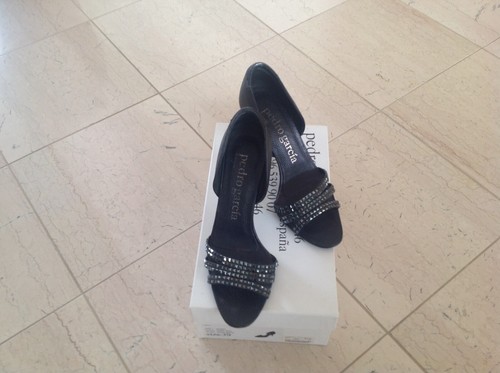 Pedro garcia peeptoes - garcia, schwarz