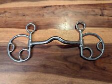  15 cm Butterfly Flip Ported, Bit Snaffle Hanging Baucher, Dreiringtrense