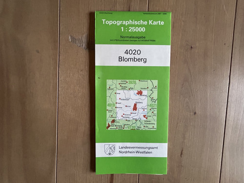 Topographische karte 25000 - karte, 1:25000