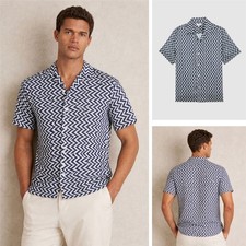 Reiss herren zickzack print - herren,