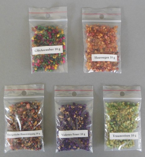 Weihrauch 5x10g - (238€/kg),
