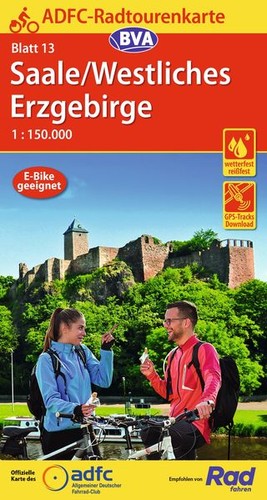 Adfc radtourenkarte saale - 13,