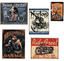 Motorrad Schild 30 x 40