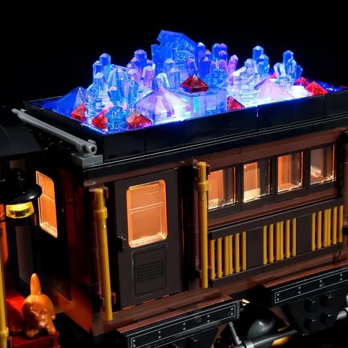Steampunk train zug set - train,