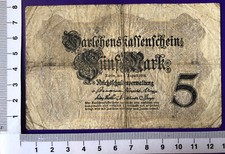 Darlehnskasse 5 Mark 5.8.1914