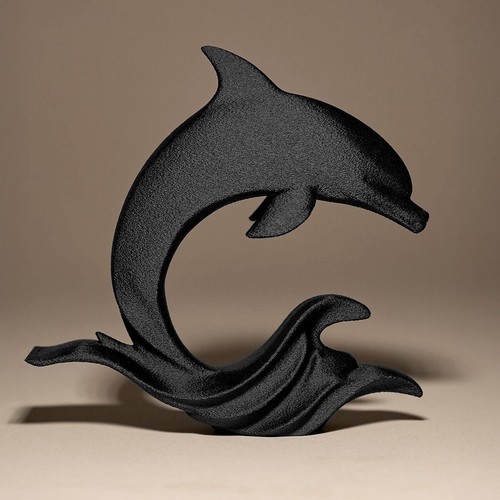 Dolphin statue delfin figur - statue,