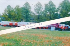 Zirkus-Foto DDR Oldtimer VEB IFA Wagenpark vom Circus Busch-Berolina