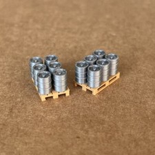 H0 Bierfässer, Kegs Modelleisenbahn Brauerei 1:87 Ladegut Palette