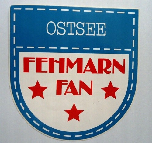 Souvenir aufkleber fehmarn fan - souvenir-aufkleber,