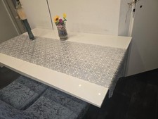 IKEA Esstisch Weiß Silber Mit 4 Stühle Nur Einen Monat Benutzt. 200 €