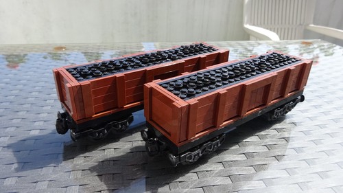 Lego moc zwei kohlewagons - moc,