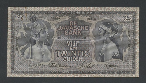 Niederlande indien gulden - 25,