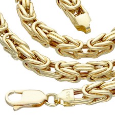 Klassische Königskette 6,5mm DICK 60cm 53gr 585 14K ECHT GOLD WERTANLAGE NEU