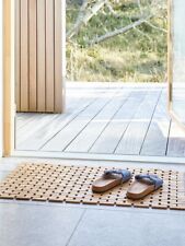 Badematte Bambus Badvorleger Badematten Bambusmatte Saunamatte Holz 50x80 cm