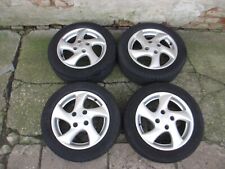 4x Alu Sommer Kompletträder Peugeot 206. 195/55 R15 85V.6x15 ET28 LK 4x108.