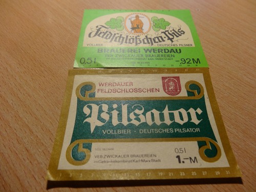 Ddr bier etiketten - bier, stück