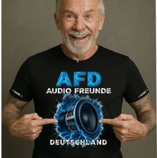 AFD Shirt Audio Freunde Deutschland Musik Party Box  Subwoofer Soundbox Motiv 26